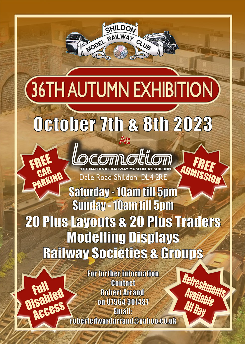 Forthcoming Events – Shildon Model Railway Club